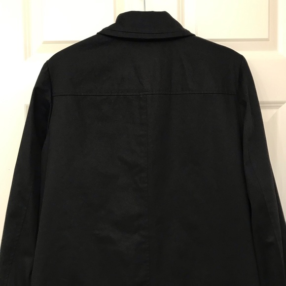 Reversible Black Cheetah Print Coat Jacket Jones New York Oversized Small S/M - Picture 6 of 14